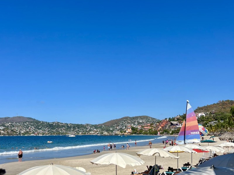 Ixtapa al 86.3% y Zihuatanejo al 55.7% de ocupación hotelera