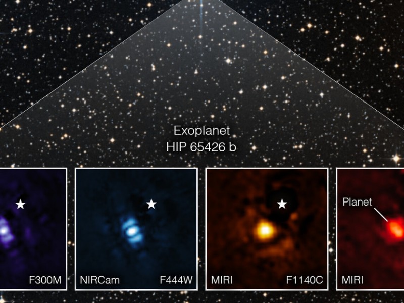 James Webb capta imagen directa de exoplaneta HIP 65426 b