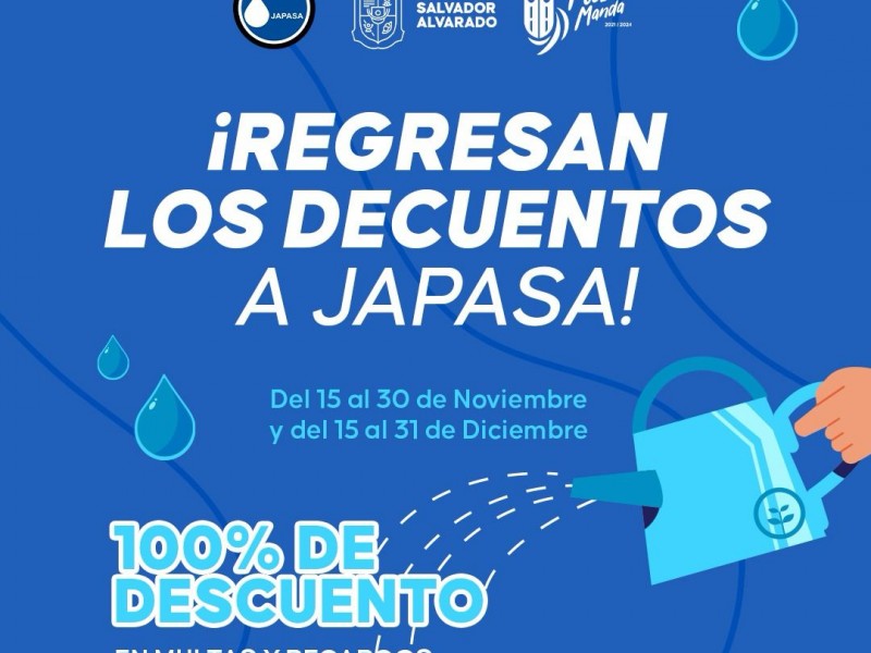 JAPASA busca reducir morosidad, implementará programa de descuentos