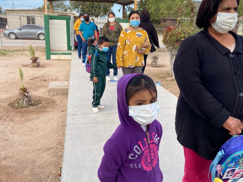 Jardín de niños continúan con protocolos anti covid