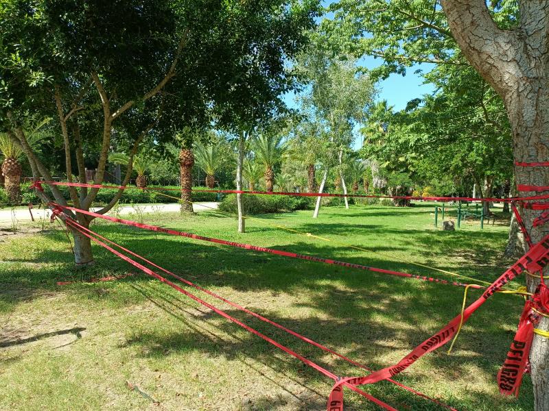 Jardín Botánico espera aviso oficial para liberar zona acordonada