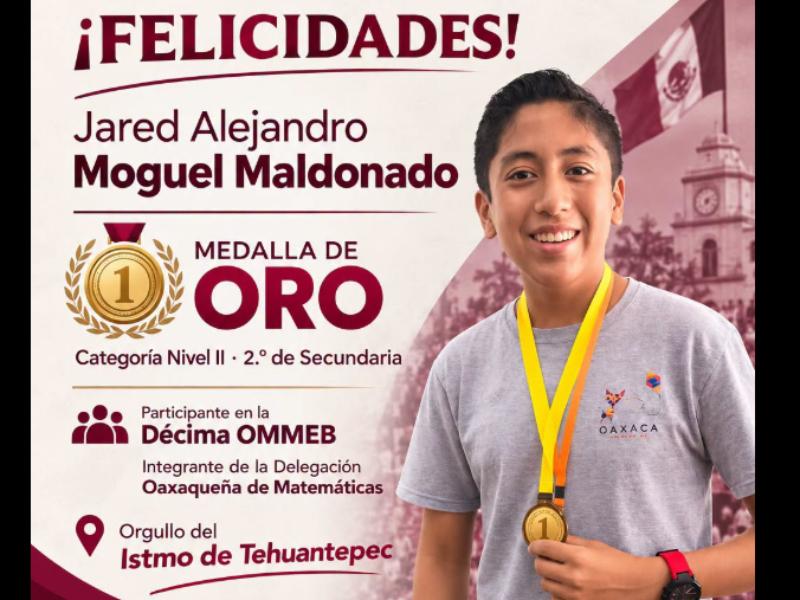 Jared Alejandro: El genio istmeño que conquistó el oro nacional en matemáticas