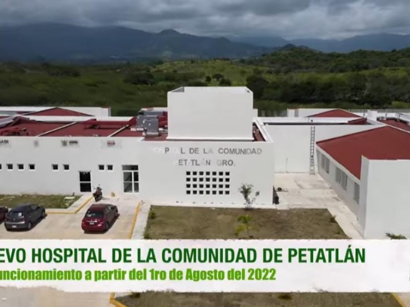 Javier Aguilar Silvia, anuncia apertura del nuevo hospital de Petatlán
