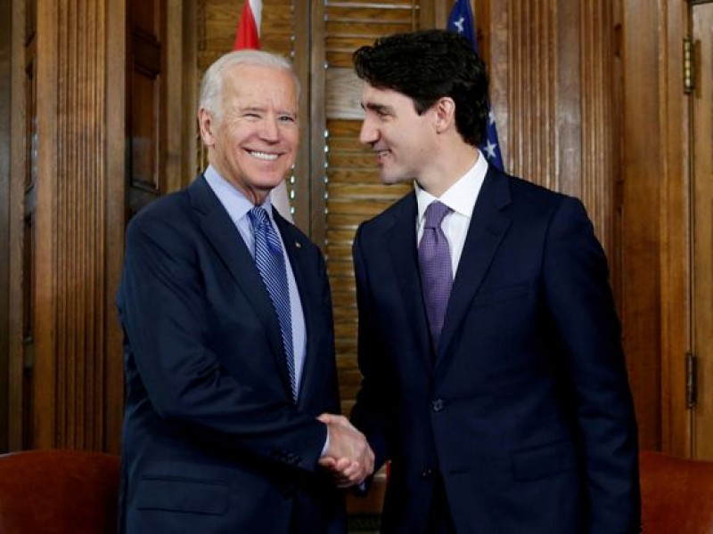 Joe Biden tendrá un llamada con Justin Trudeau