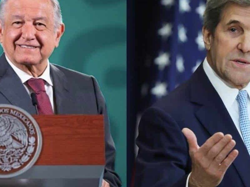 John Kerry se reúne con AMLO en Palacio Nacional