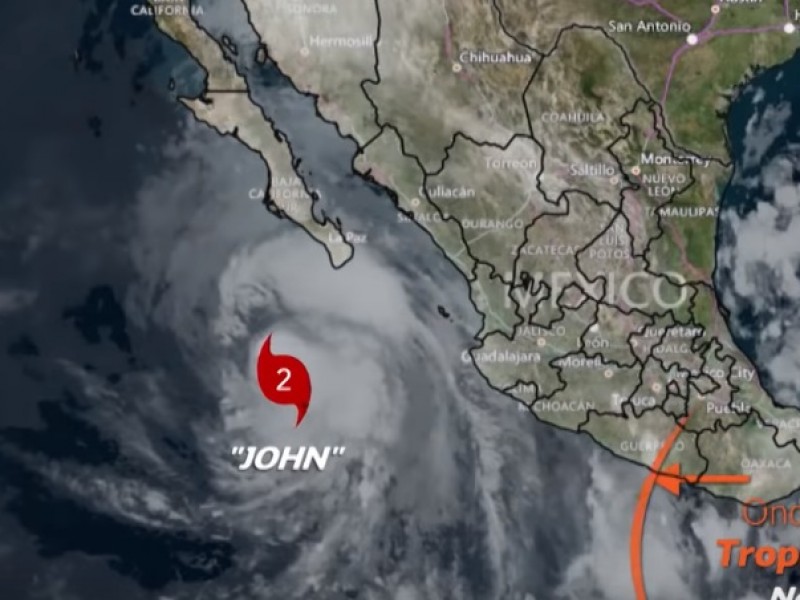 John originará tormentas en Sinaloa y BCS: SMN