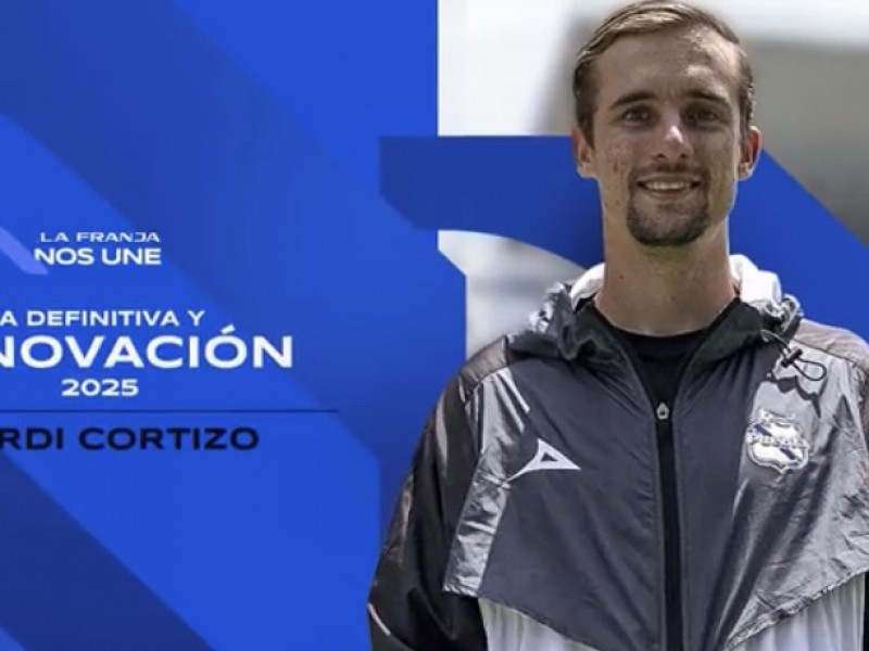 Jordi Cortizo renueva con Puebla hasta 2025