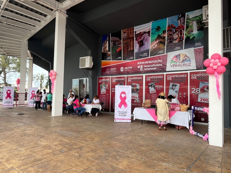 Jornada de detección cáncer de mama en estadio Beto Ávila