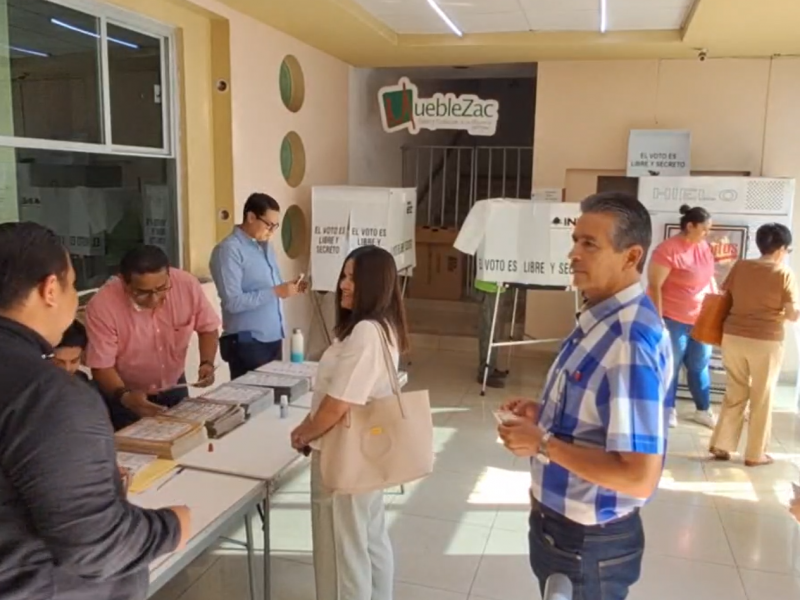 Jornada electoral histórica en Zacatecas