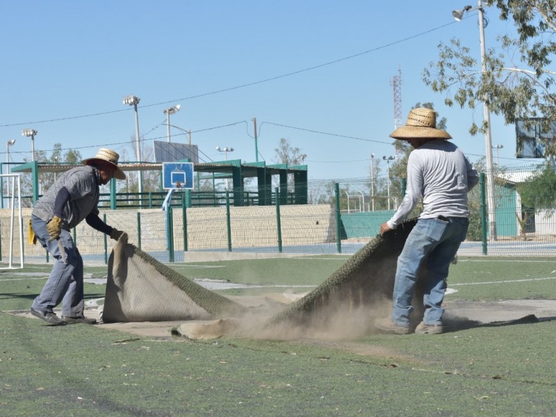 Jornada especial de mantenimiento a unidades deportivas