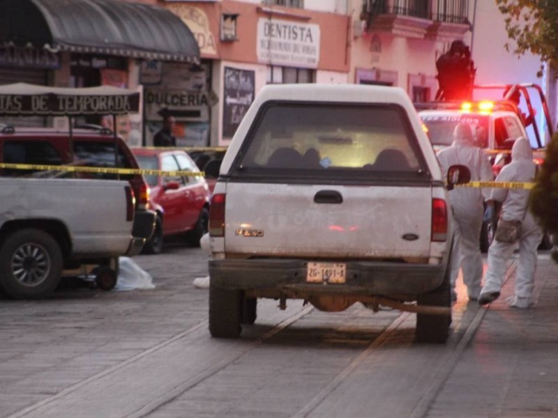 Jornada violenta en Guadalupe, tres ejecutados