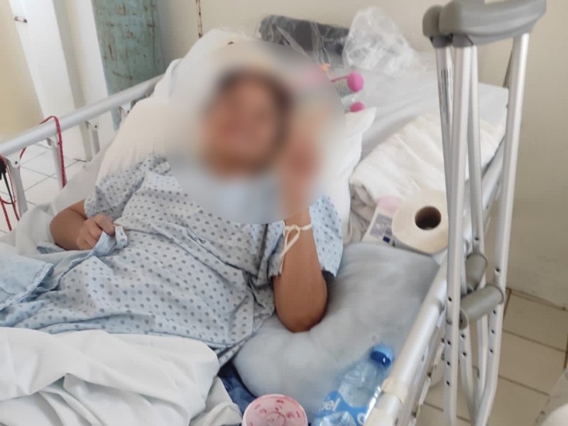 Jovanna sigue hospitalizada junto con su hija en Tuxpan
