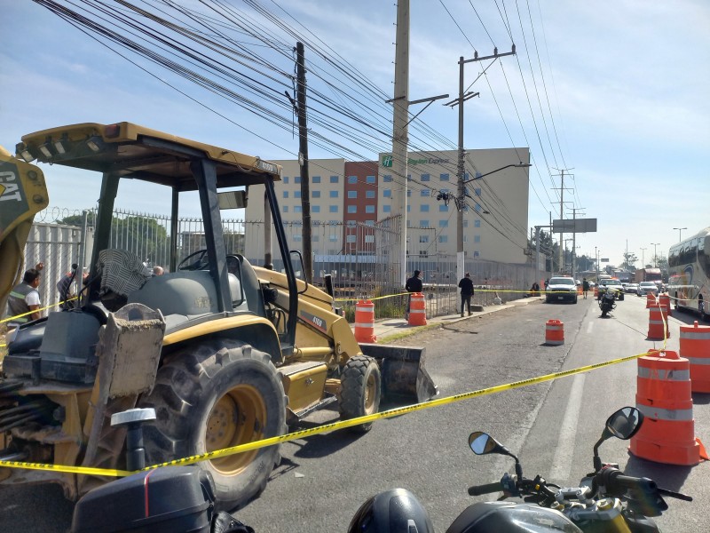 Joven muere atropellado por una retroexcavadora en Zapopan