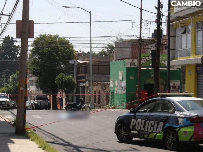Joven muerto en calles del centro histórico de Puebla