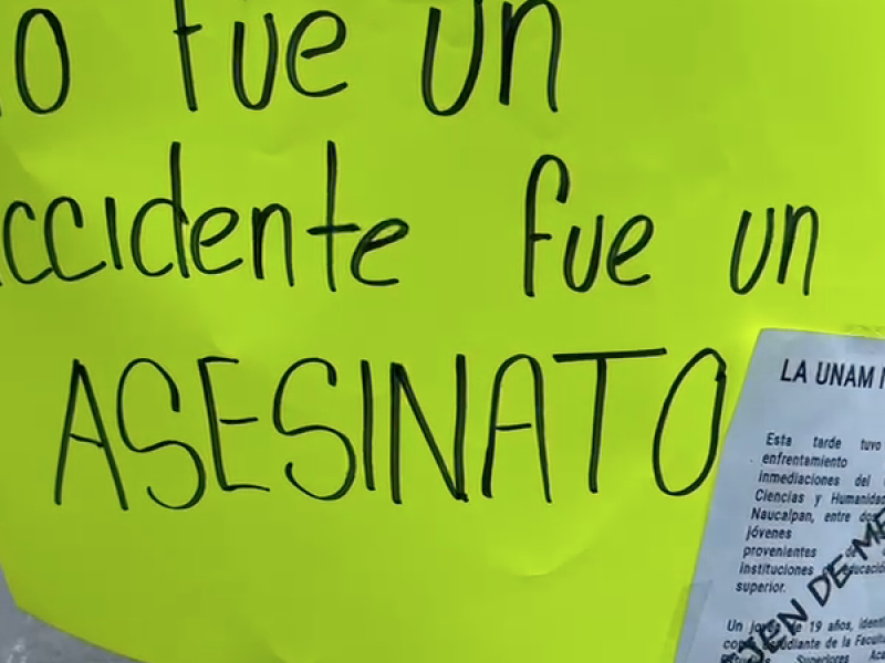 Joven pierde la vida en enfrentamiento en Naucalpan