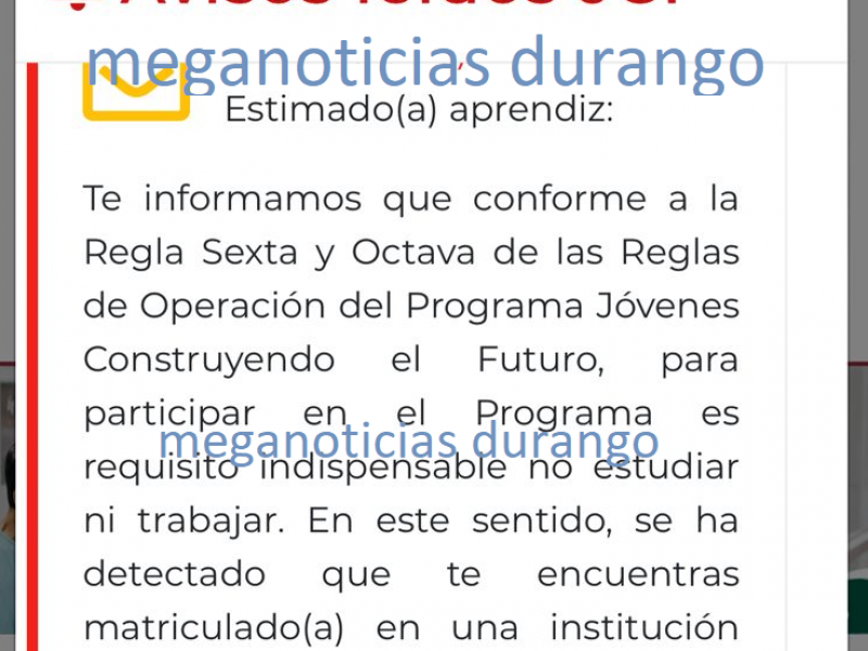 Jóvenes construyendo el futuro, sin pago,  becas no llegan