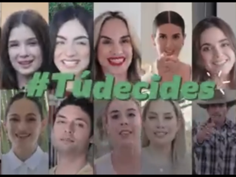 Jóvenes influencers dan imagen a campañas electorales