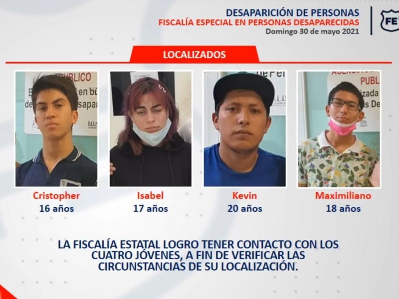 Jóvenes localizados en Vallarta no fueron víctimas de ningún delito