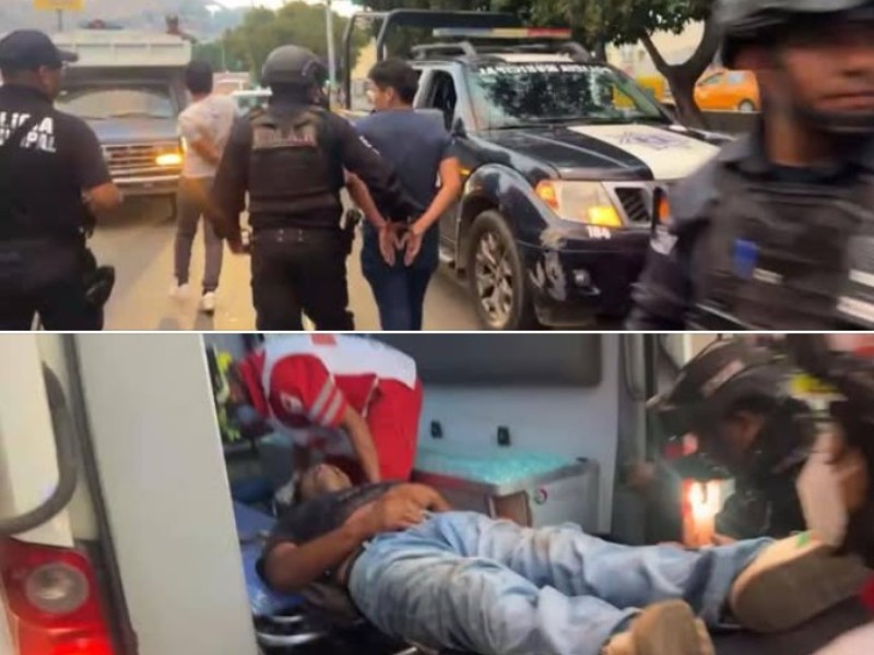 Jóvenes se defienden y hieren a presunto delincuente en Oaxaca