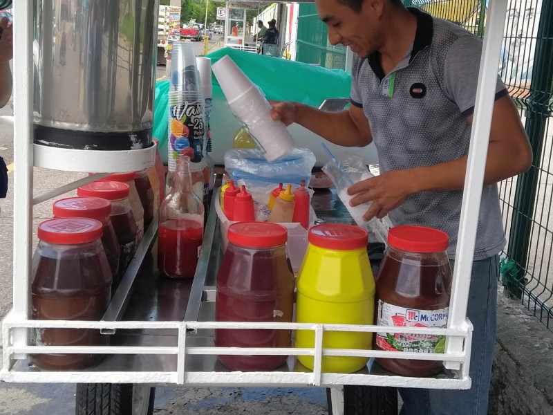 Juan Pablo y sus tradicionales raspados