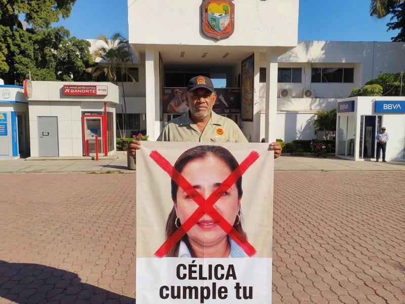 Jubilado acusa a dirigente sindical Célica Berenice de incumplir acuerdos