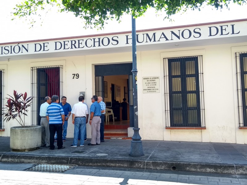 Jubilados y pensionados se manifiestan en CEDH