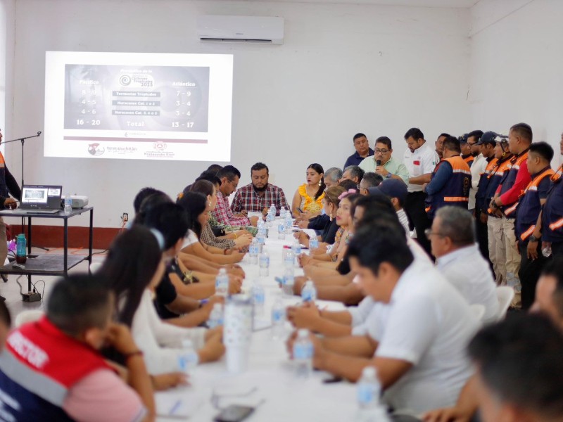 Juchitán activa plan estratégico para enfrentar temporada ciclónica 2025