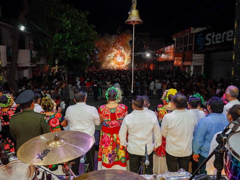 Juchitán celebró el Grito de Independencia y realizo desfile cívico