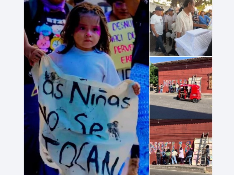 Juchitán despide a Noelia con dolor y exige justicia ante la violencia