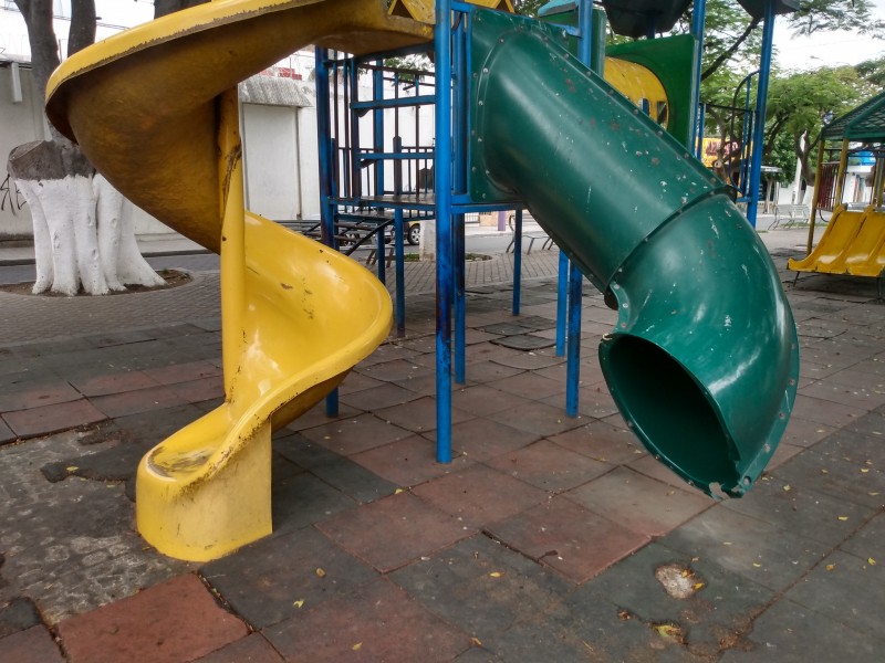 Juegos lúdicos un peligro para menores en parques