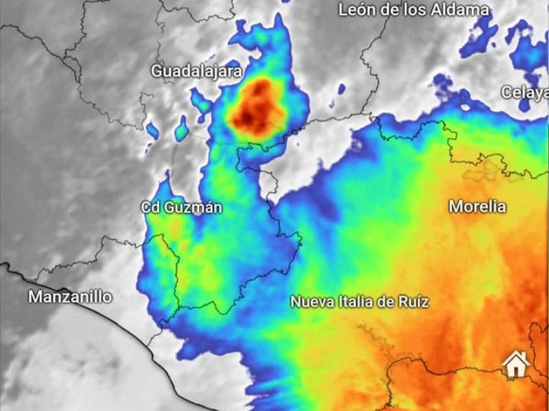 Jueves con lluvias y tormentas fuertes en el país