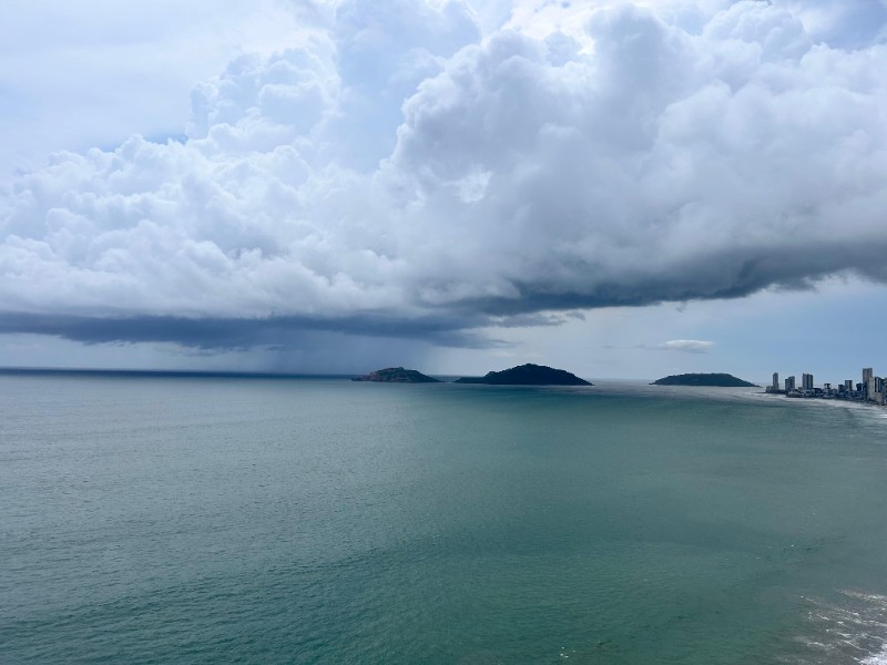 Jueves nublado y con probabilidad de lluvias para Mazatlán