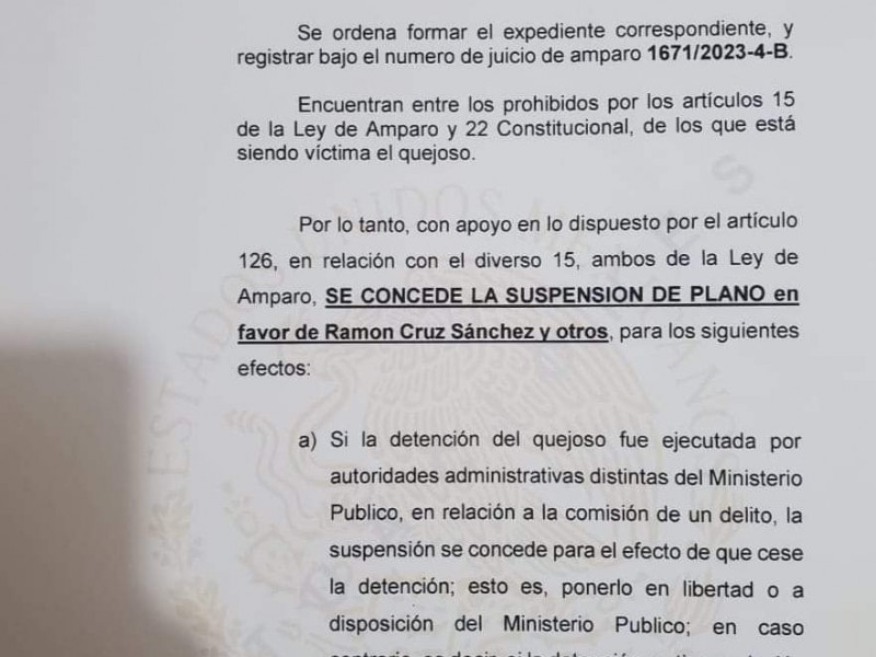 Juez federal ordena libertad de policías retenidos en Ocosingo