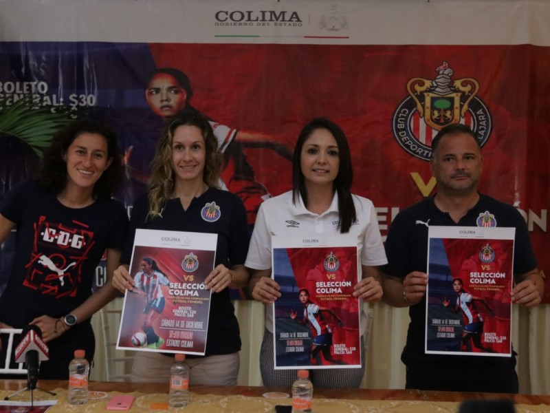 Jugará chivas contra selección femenil colimense