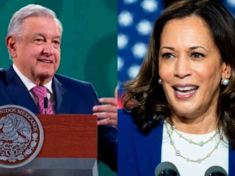 Kamala Harris visita México, se reúne con López Obrador