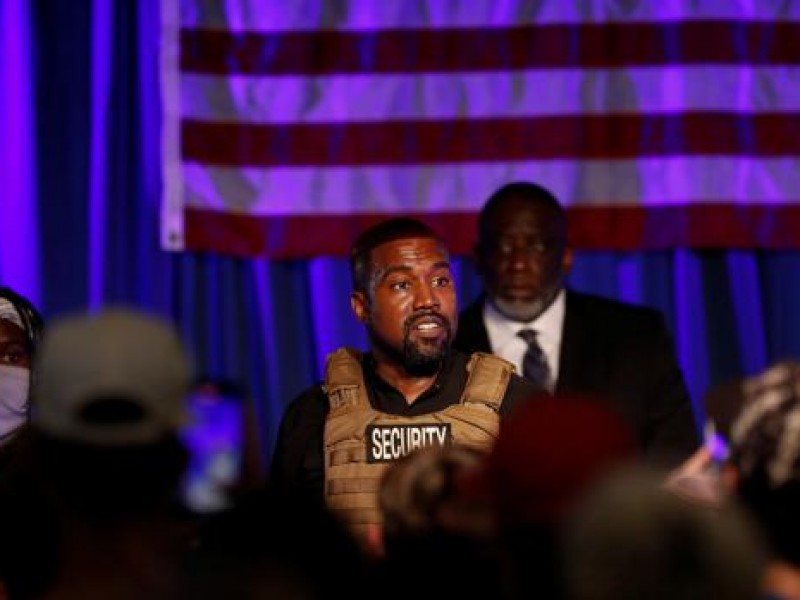 Kanye West lanzó su candidatura a presidente de EU