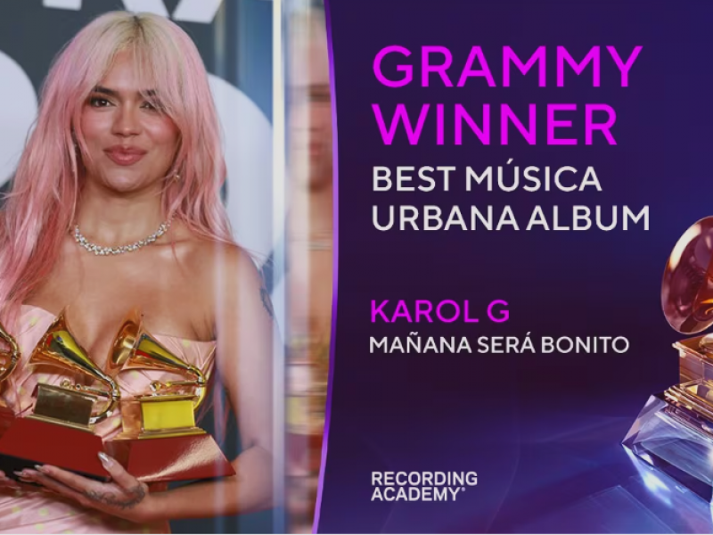 Karol G gana su primer Grammy