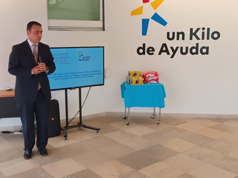 Kilo de ayuda beneficia a niños de Chiapas y Oaxaca