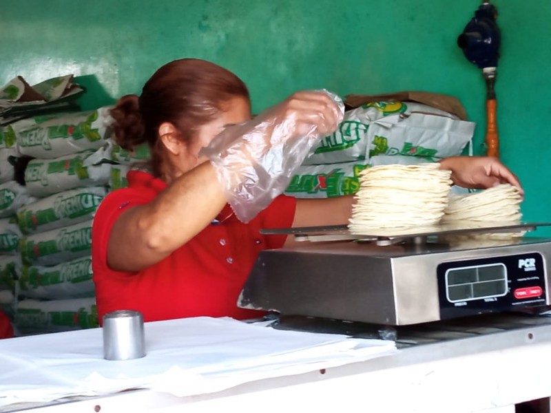 Kilo de tortilla podría incrementar en próximos días en Tuxpan