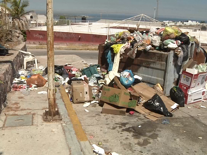 La basura acumulada es  un foco denfección