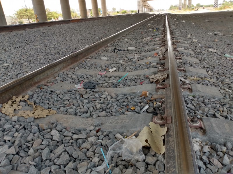 La basura en las vías del tren es una problemática