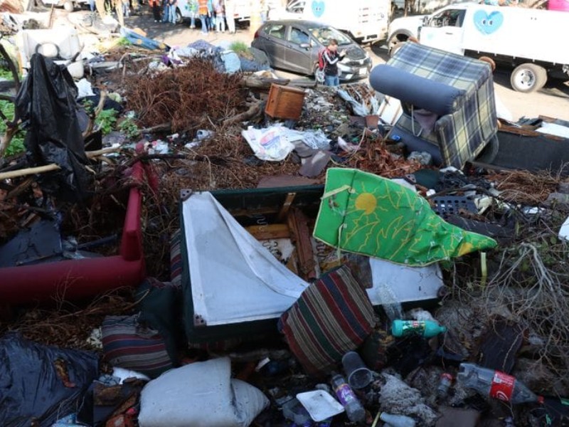 La basura, factor de inundaciones en la ciudad