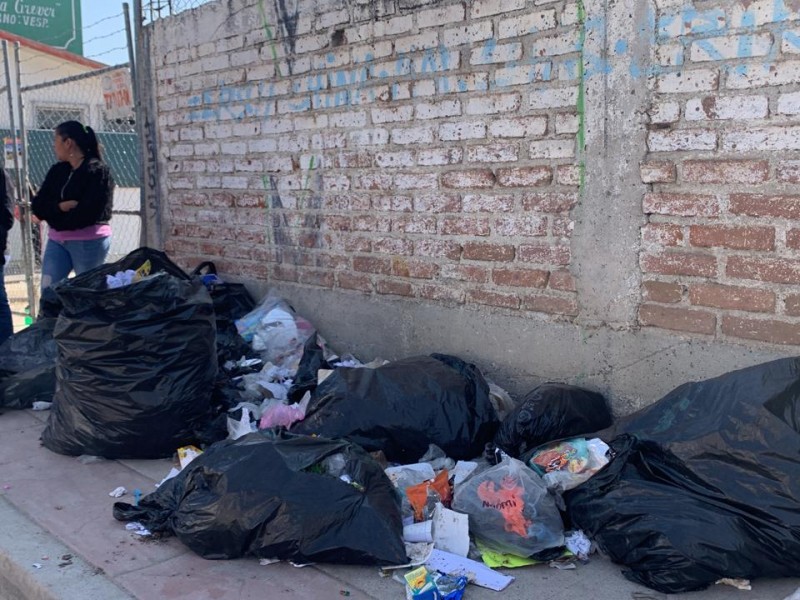 La basura genera riesgo y contaminación en la colonia Sinarquistas.