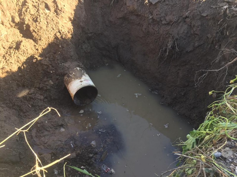 La Cantera sin agua por fractura de tubería