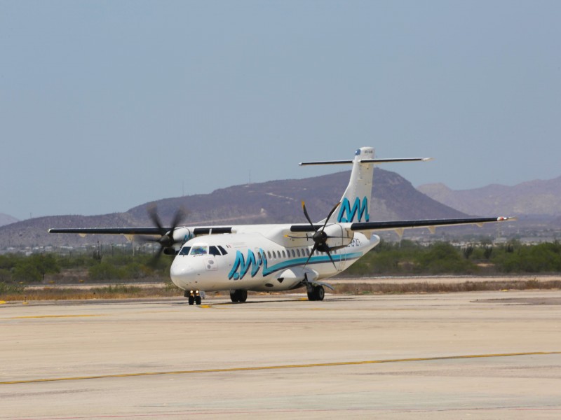 La capital recibió el vuelo inaugural Guadalajara-Mazatlán-La Paz