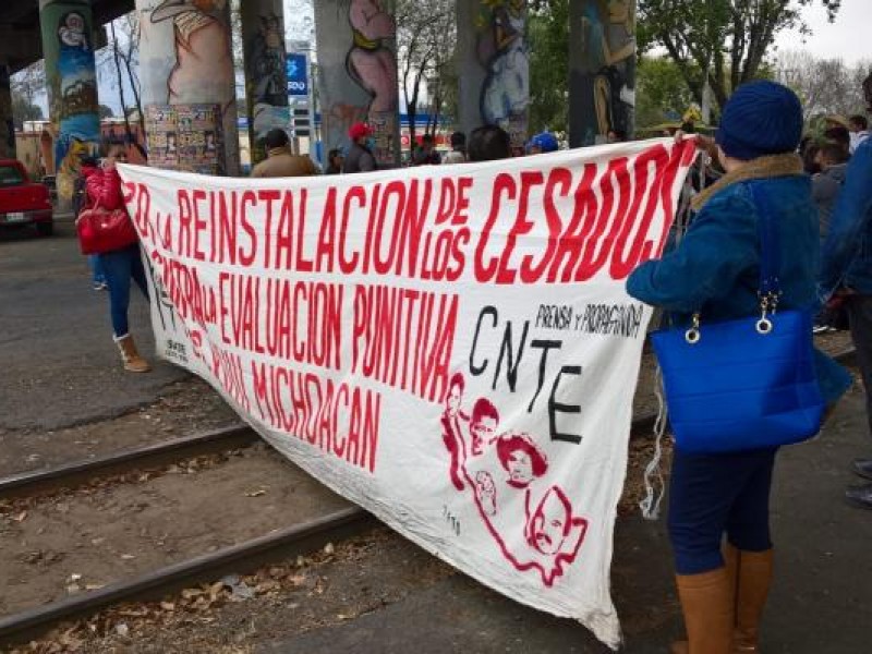 La CNTE presiona en Michoacán