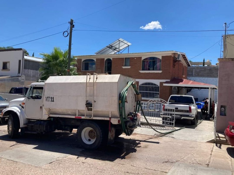 La colonia Empalme de las más afectadas por falta de agua