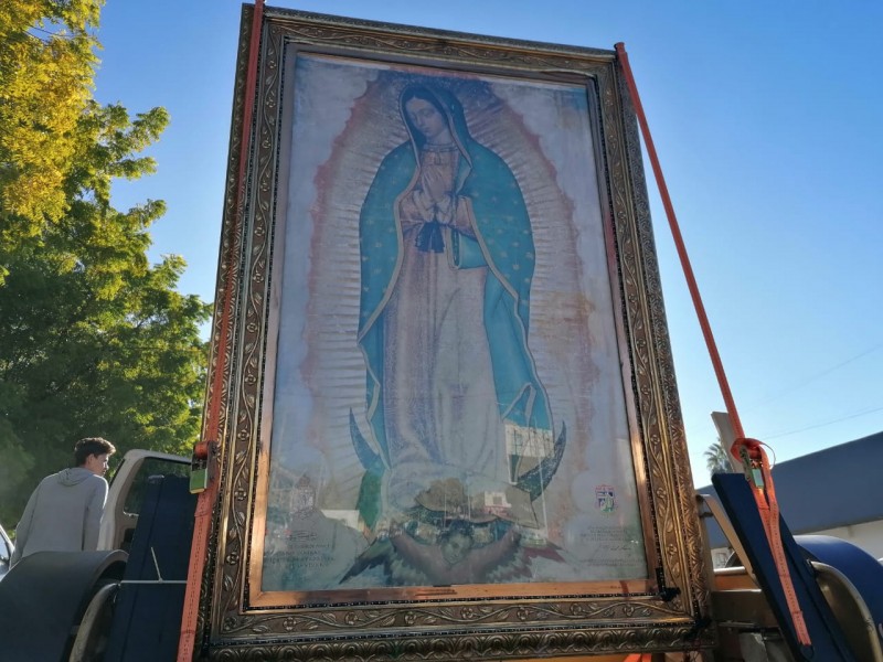 La Guadalupana sigue recorriendo las calles de Los Mochis