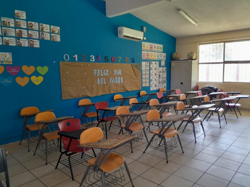 La mitad del alumnado no regresó a esta escuela