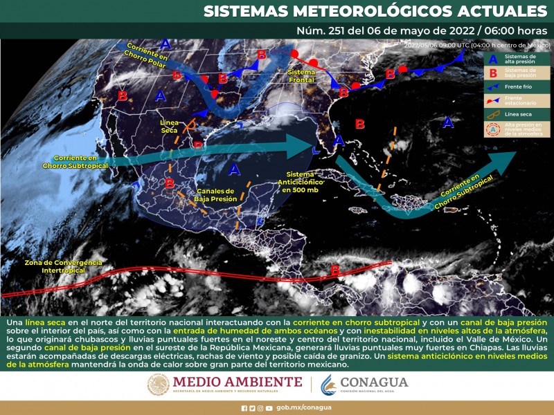 La mitad del país con temperaturas superiores a 40 grados